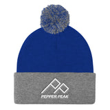 Pom Pom Knit Cap