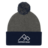 Pom Pom Knit Cap