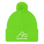 Pom Pom Knit Cap