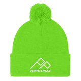 Pom Pom Knit Cap